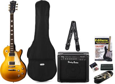 Foto Harley Benton L-400 Gold Top Set 2