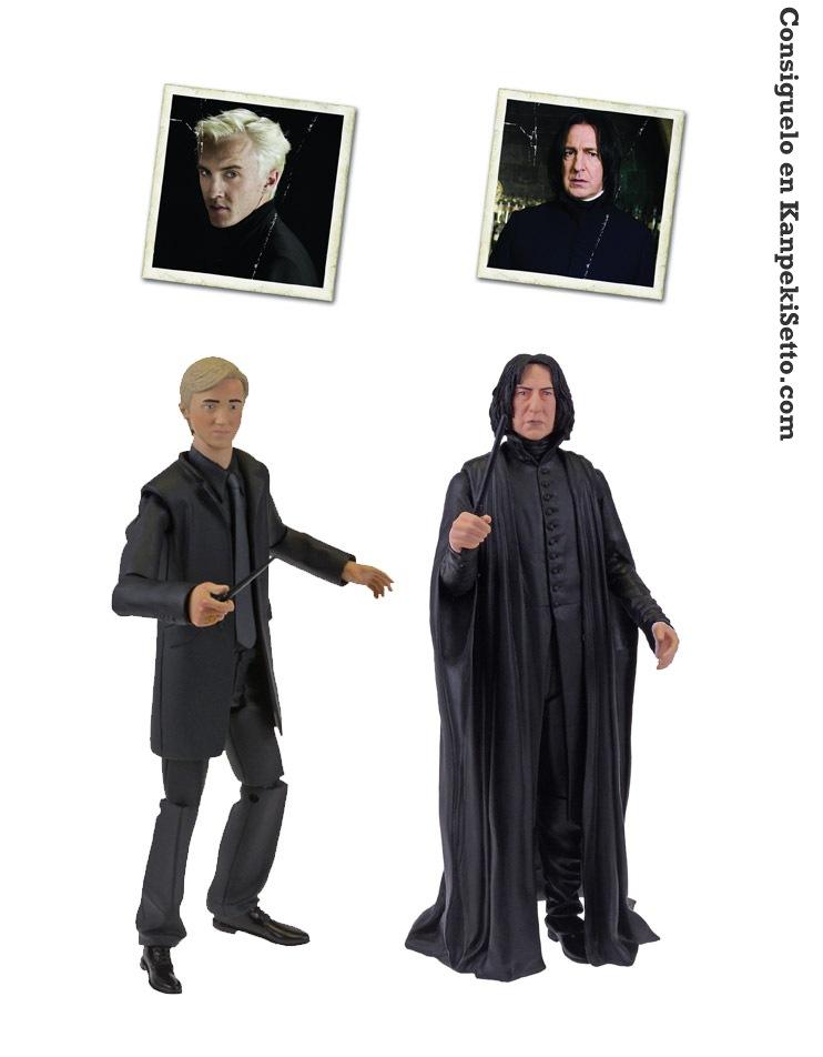 Foto Harry Potter Caja De 12 Figuras Draco Malfoy Y Severus Snape 13 Cm