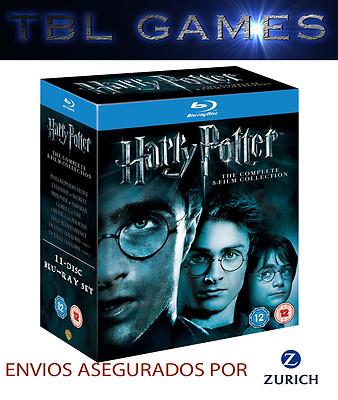 Foto Harry Potter Edicion Completa 8 Peliculas (blu Ray)  Nuevo ( Precintado)