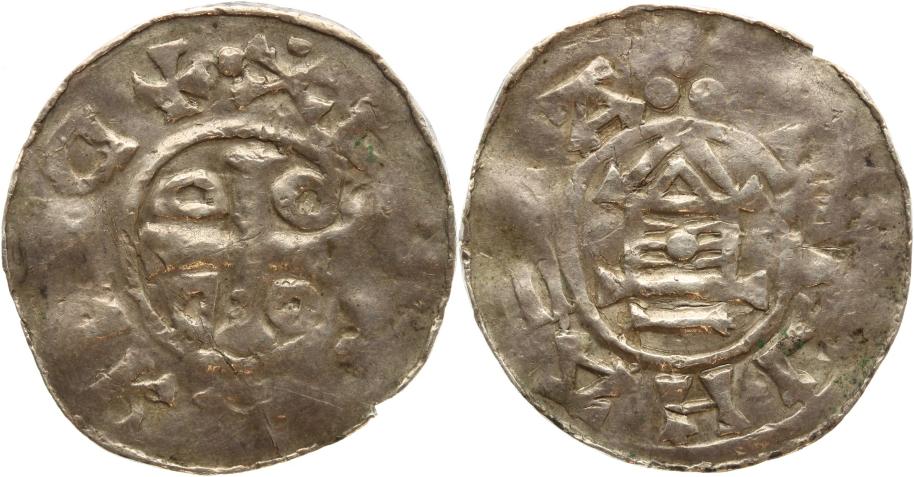 Foto Harz-Anonyme mittelalterliche Prägungen Pfennig um 1000