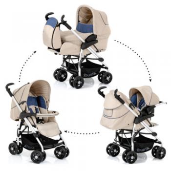 Foto Hauck Condor All in One Travel System - Almond/Jeans