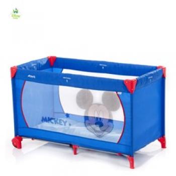 Foto Hauck Disney Micky Mouse Sueño N Play Go Travel Cot Azul
