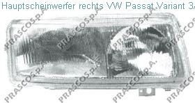 Foto Hauptscheinwerfer rechts VW Passat Variant 3A5, 35I
