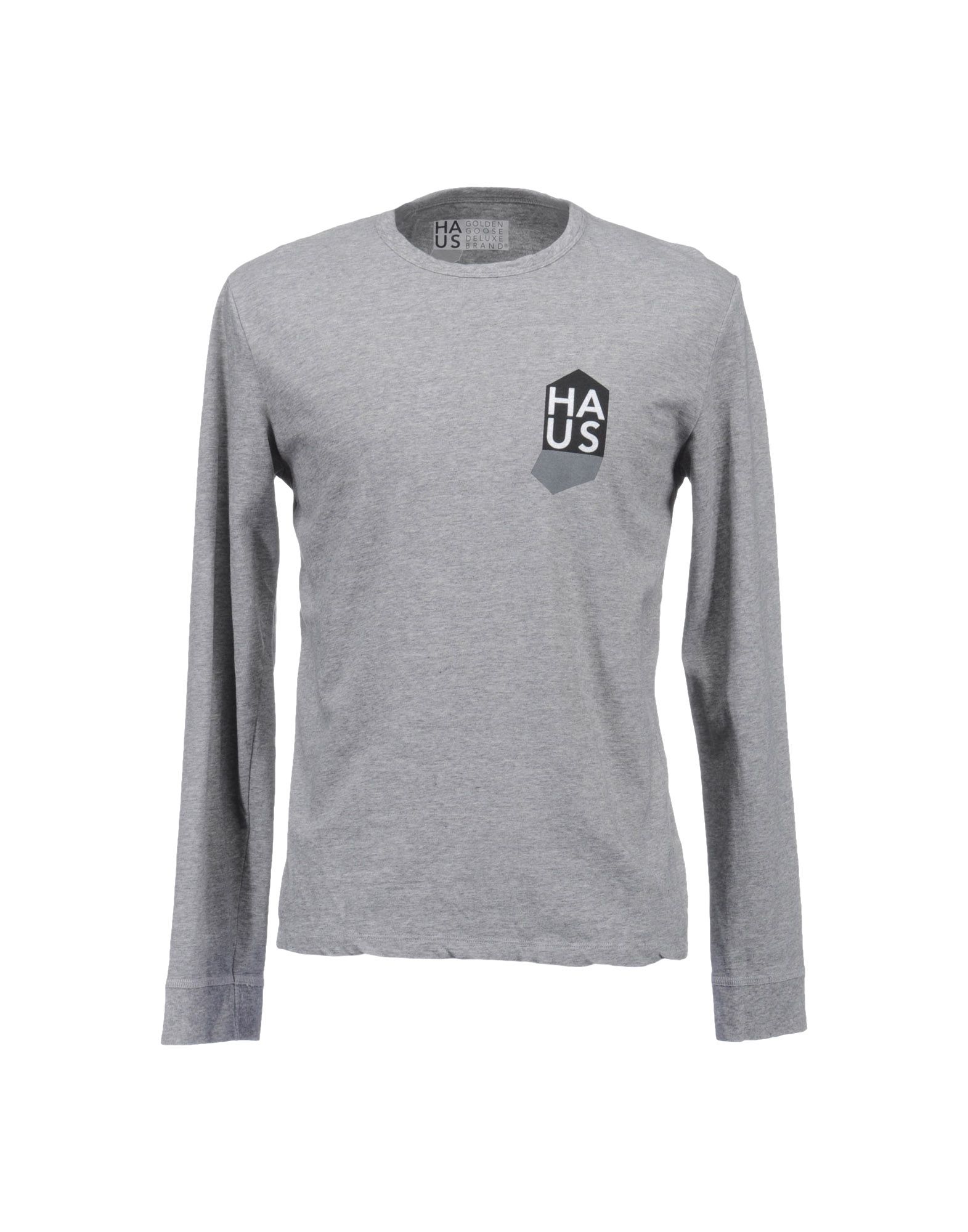 Foto Haus Golden Goose Camisetas De Manga Larga Hombre Gris perla