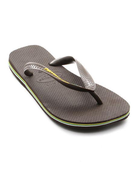 Foto Havaianas - Chancletas marrones Brasil Logo
