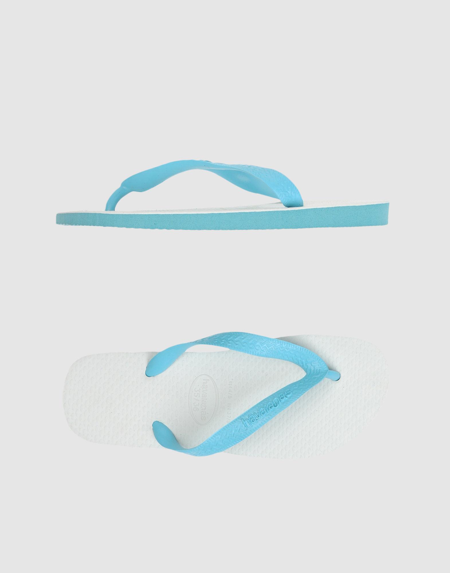 Foto Havaianas Sandalias De Dedo Mujer Azul celeste
