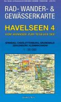 Foto Havelseen 4: Vom Wannsee zum Tegeler See 1 : 35 000 Rad-, Wander- und Gewässerkarte