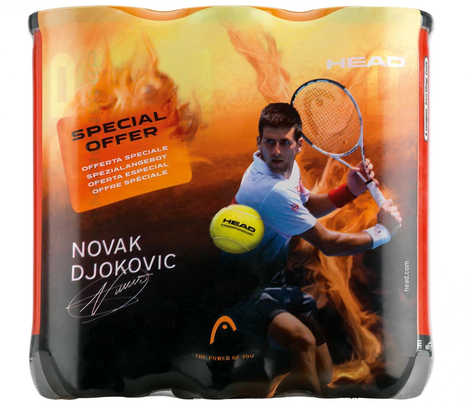 Foto Head Championship Novak Special Edition 3x3 pelotas