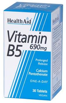 Foto Health Aid vitamina B5 690mg 30 comprimidos