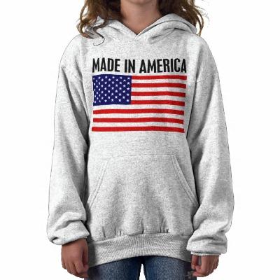 Foto Hecho en América Sudadera Encapuchada