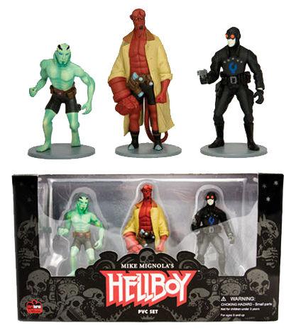 Foto Hellboy Pack De 3 Figuras Pvc 10 Cm