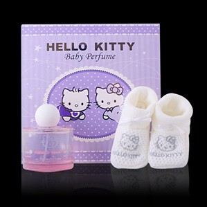 Foto Hello kitty · hello kitty bebe lote 2 pz · atomizador sin alcohol 100 ml + patucos