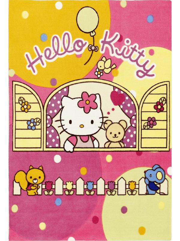 Foto Hello Kitty Alfombra Niños Crib multicolor 115x170 cm