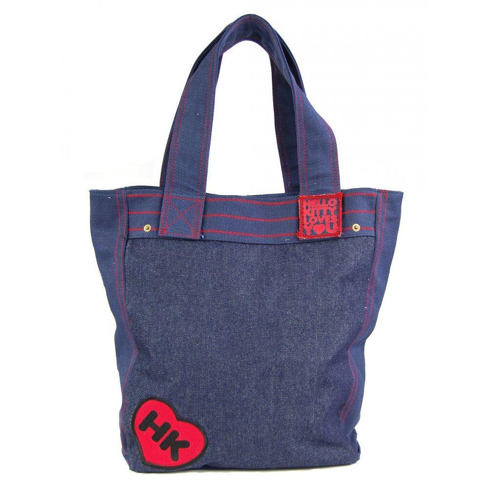 Foto Hello Kitty Red Heart Glasses Tote Bag by Loungefly