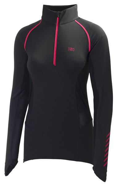 Foto Helly Hansen Pace 1/2 Zip Ls 2 Ebony Woman
