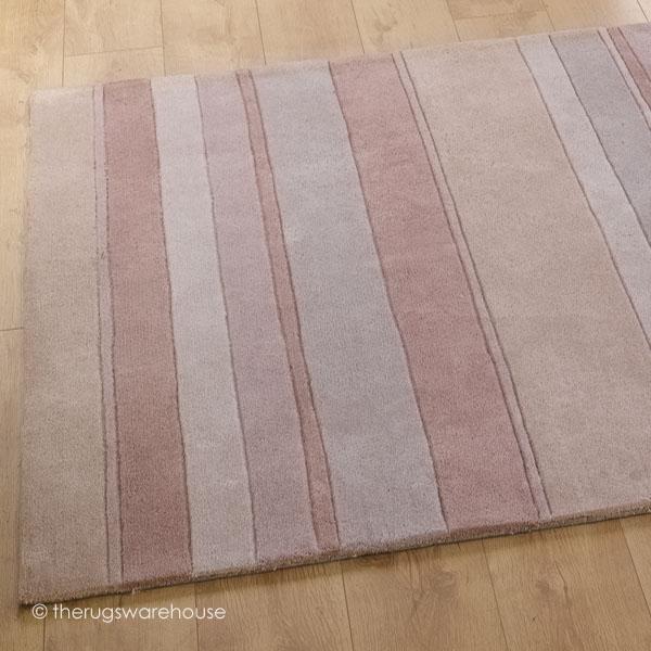 Foto Henden Boulevard Beige Striped Rugs