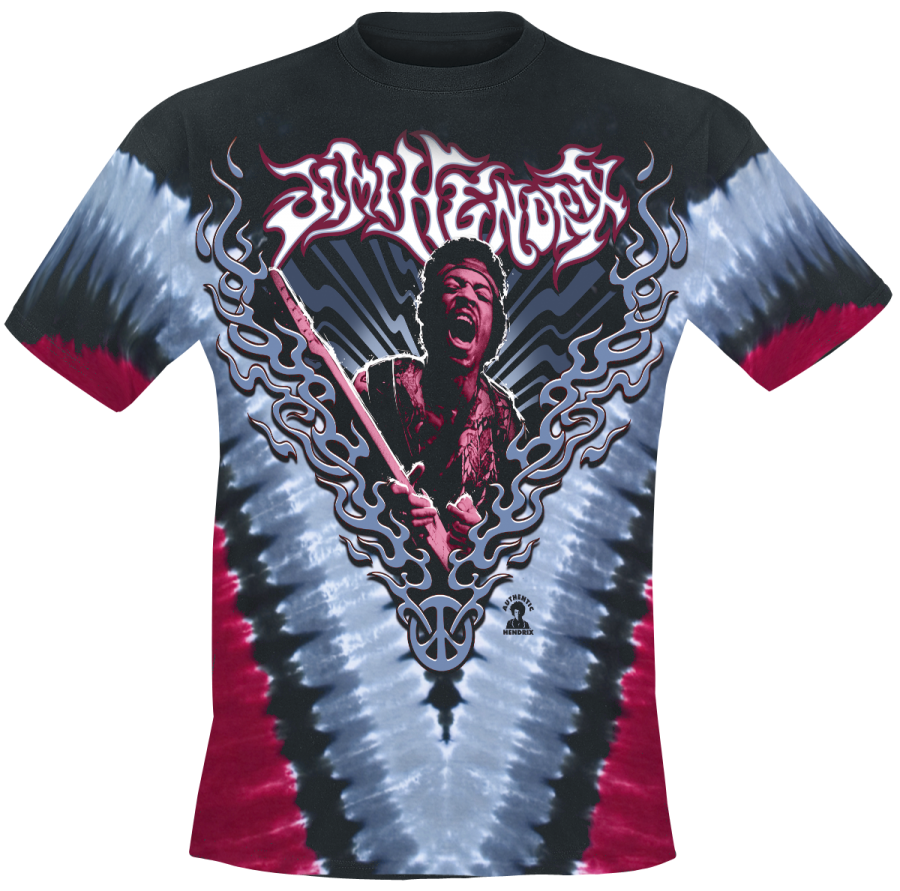 Foto Hendrix, Jimi: Scream V Dye - Camiseta