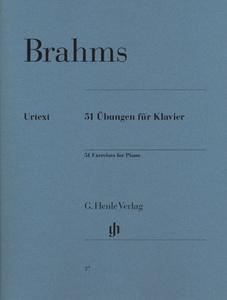 Foto Henle Verlag Brahms 51 Übungen Klavier