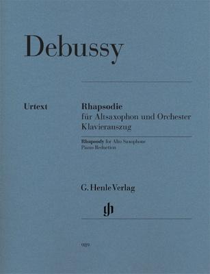 Foto Henle Verlag Debussy Rhapsodie A-Sax/Klav