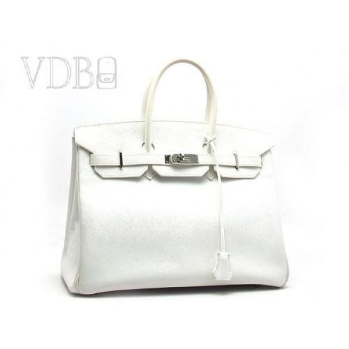 Foto Hermes Birkin 35cm white green