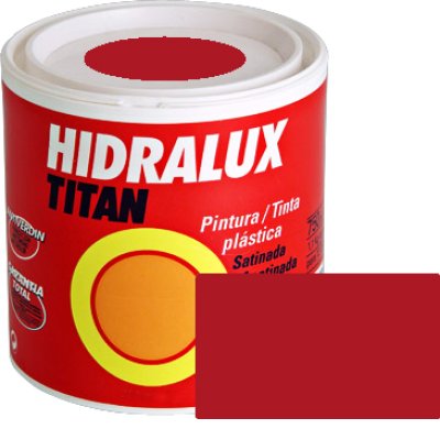 Foto hidralux pintura plástica 125 ml. nº 805 bermellón