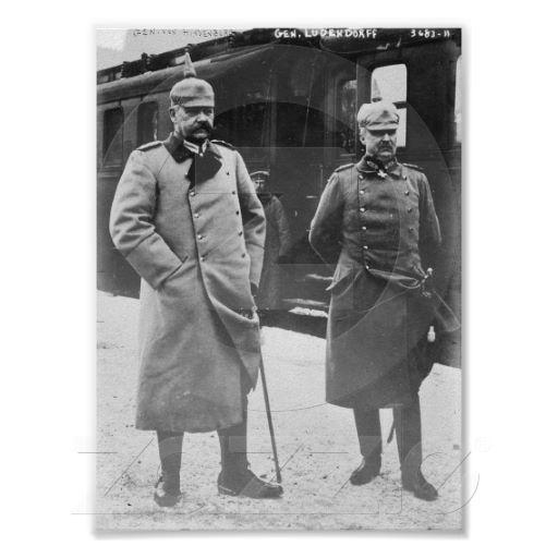 Foto Hindenburg y Ludendorff Impresiones