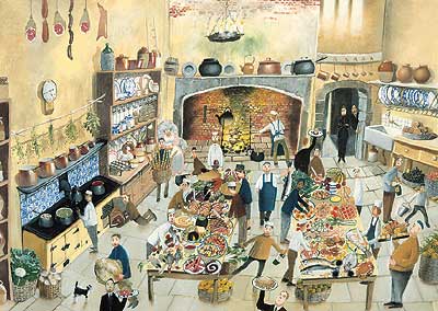 Foto His Lordships Supper by Richard Adams
