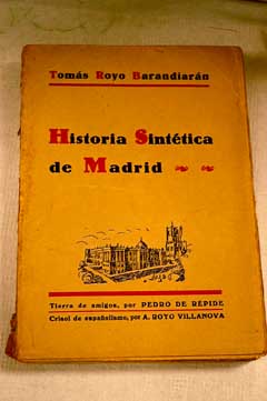 Foto Historia sintética de Madrid