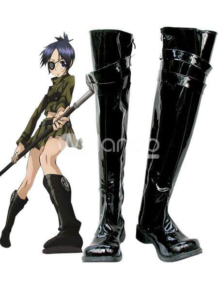 Foto Hitman Reborn Dokuro Chrome imitado Zapatos de cuero cosplay de goma