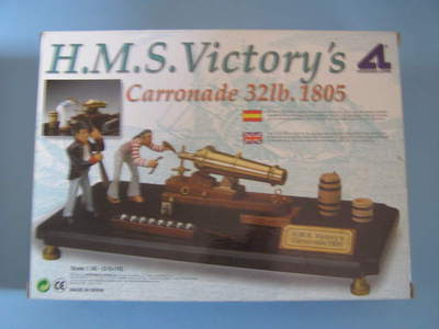 Foto H.m.s. Victorys Carronade 32lb. 1805. Artesania Latina. 1/30. Nuevo