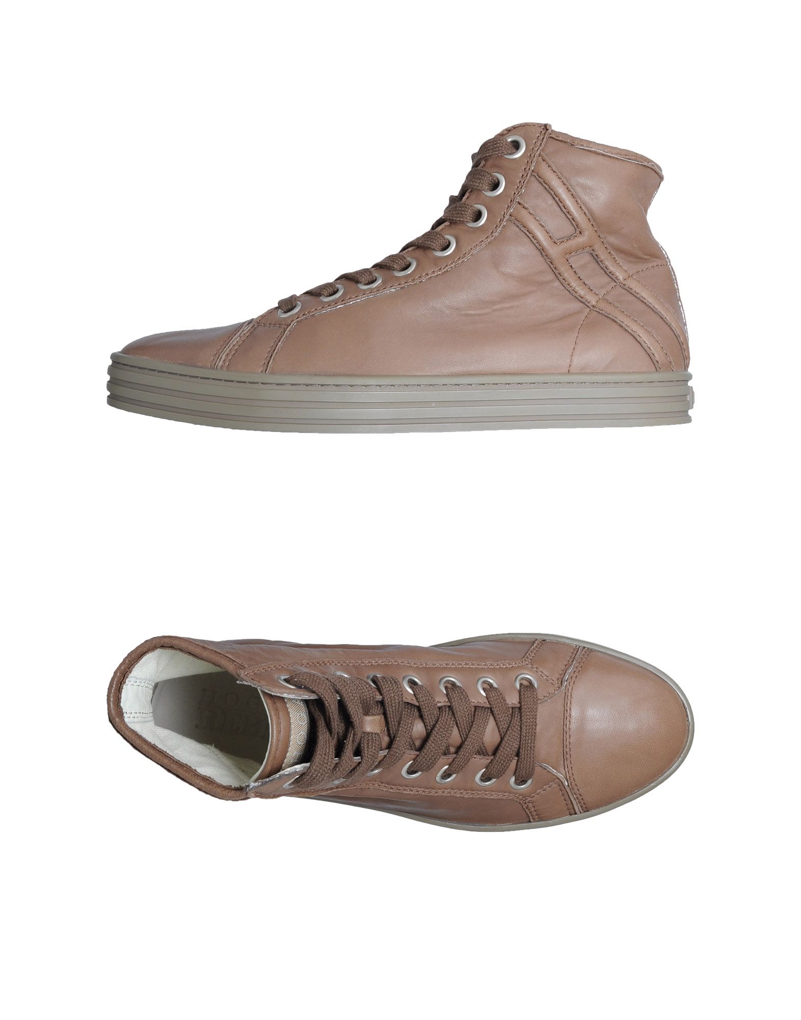Foto Hogan Rebel Sneakers Altas Hombre Caqui