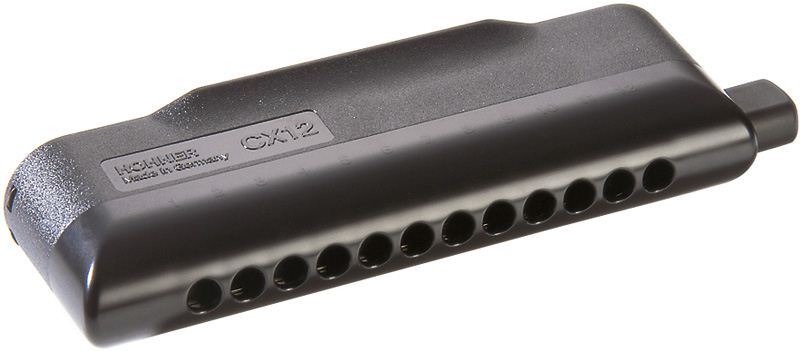 Foto Hohner Cx12 7545/48 Armonica Cromatica Negra