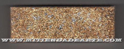 Foto Hoja fragmentada de oro y plata en viruta pequeña - Abba luna - 3