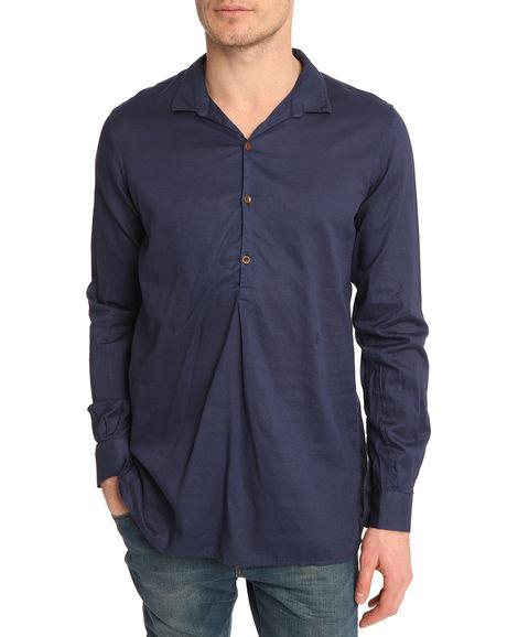 Foto HOMECORE - Camisa azul semi abotonada Paul