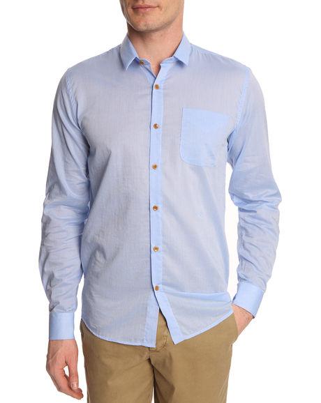 Foto HOMECORE - Camisa Yonile velo contraste azul