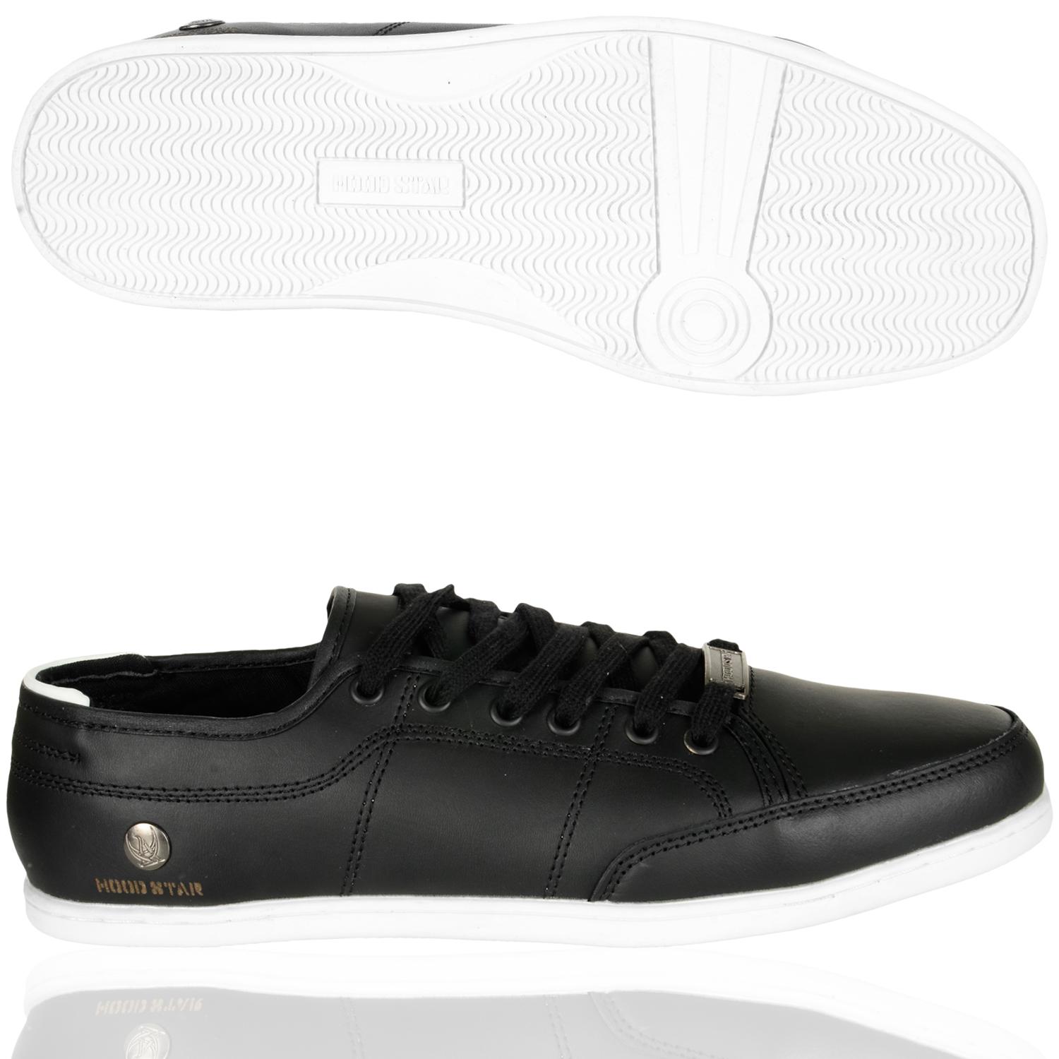 Foto Hood Star Gentle La Zapatilla De Deporte Bajo Negro Blanco