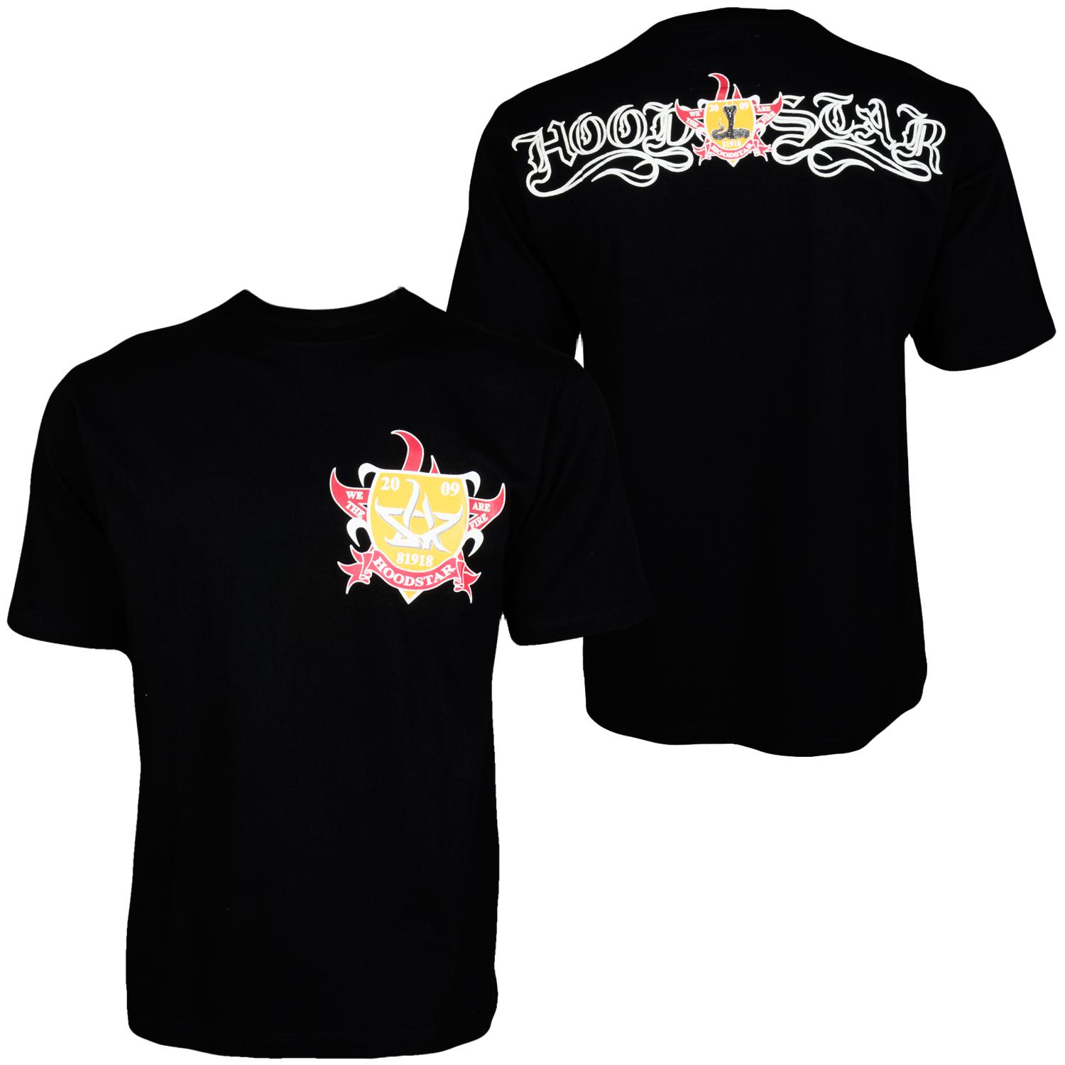 Foto Hood Star Hombres T-shirt Negro