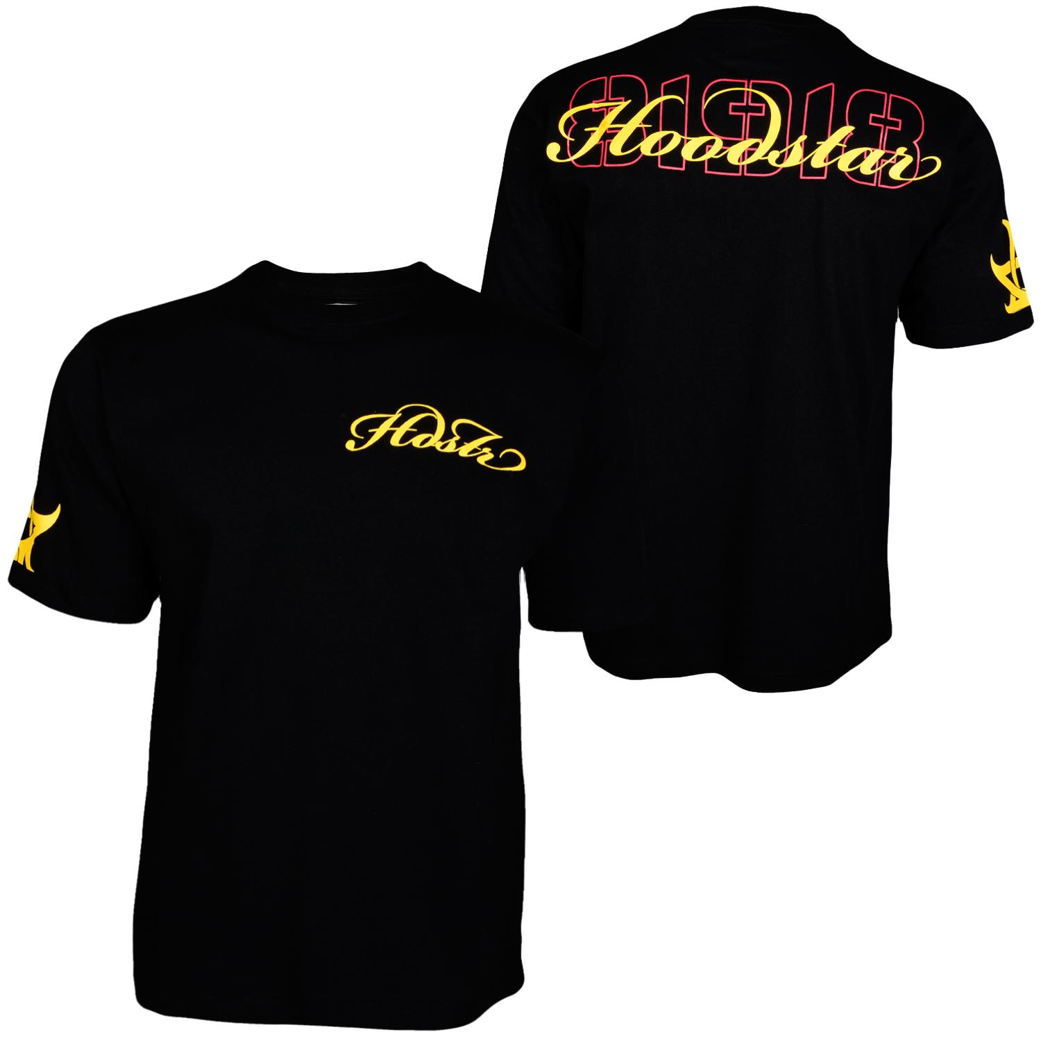 Foto Hood Star Hs-ts04 Hombres T-shirt Negro