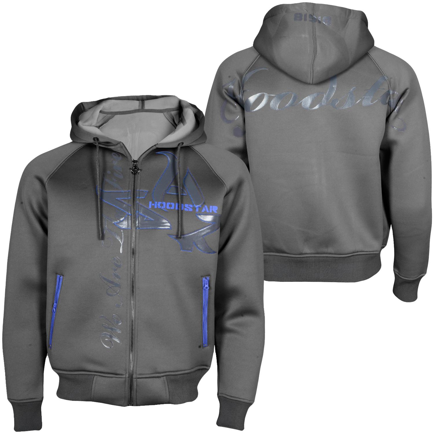 Foto Hood Star Neopren Hombres Chaquetas De Verano Gris Oscuro Azul