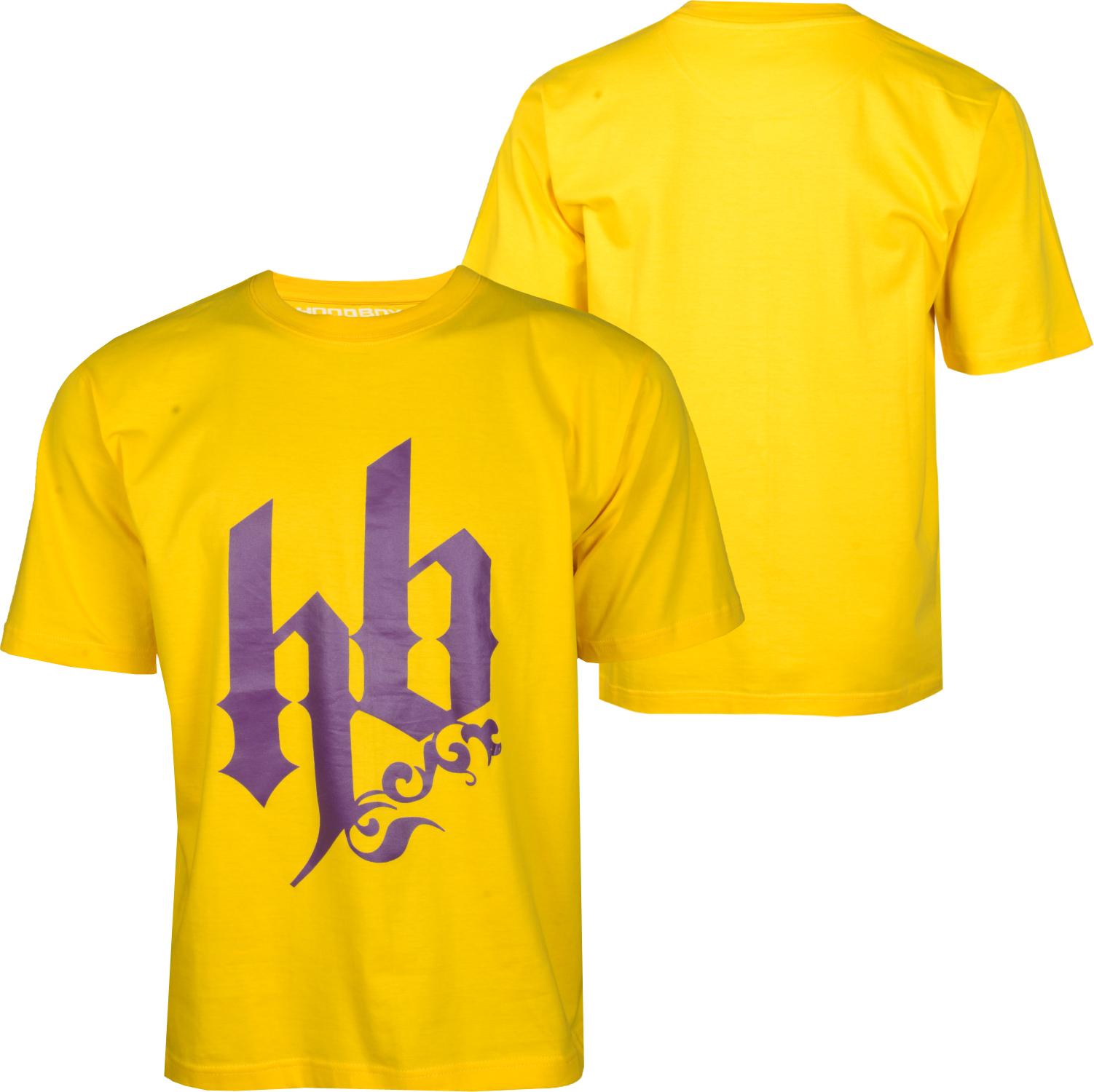 Foto Hoodboyz Basic Front Hb Logo Camisetas Amarilho