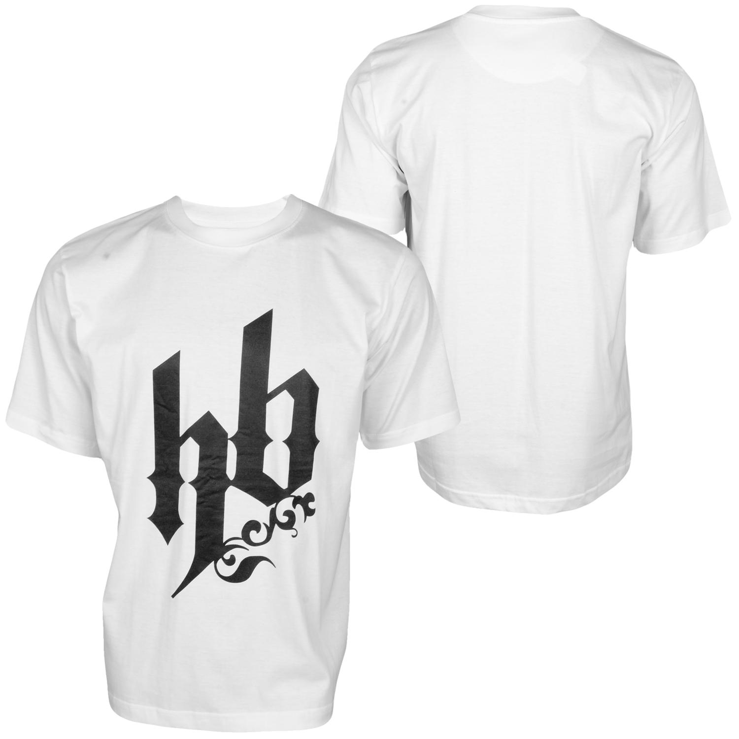 Foto Hoodboyz Basic Front Hb Logo Camisetas Blanco