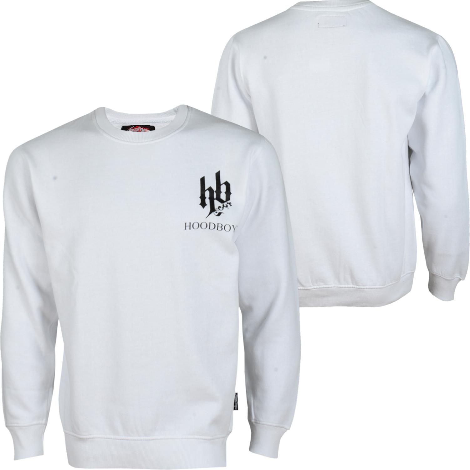 Foto Hoodboyz Basic Front Hb Logo Sudaderas Blanco