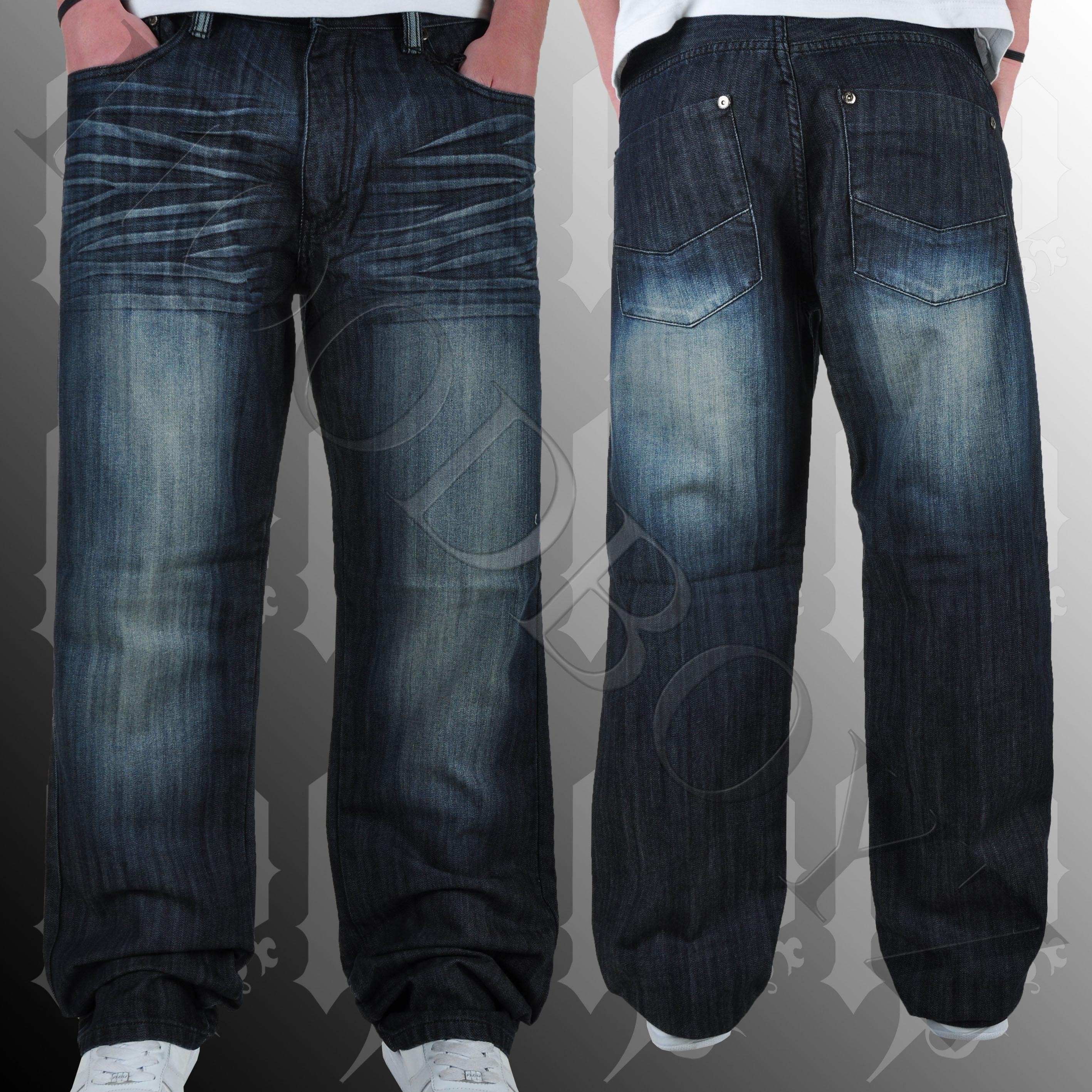 Foto Hoodboyz Basic Loose Fit De Color Azul Oscuro