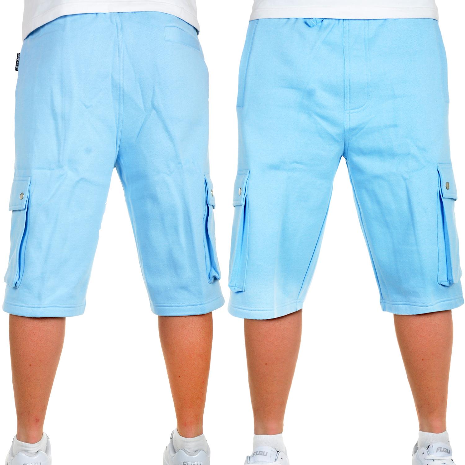 Foto Hoodboyz Basic Pantalones Cortos Azul Claro