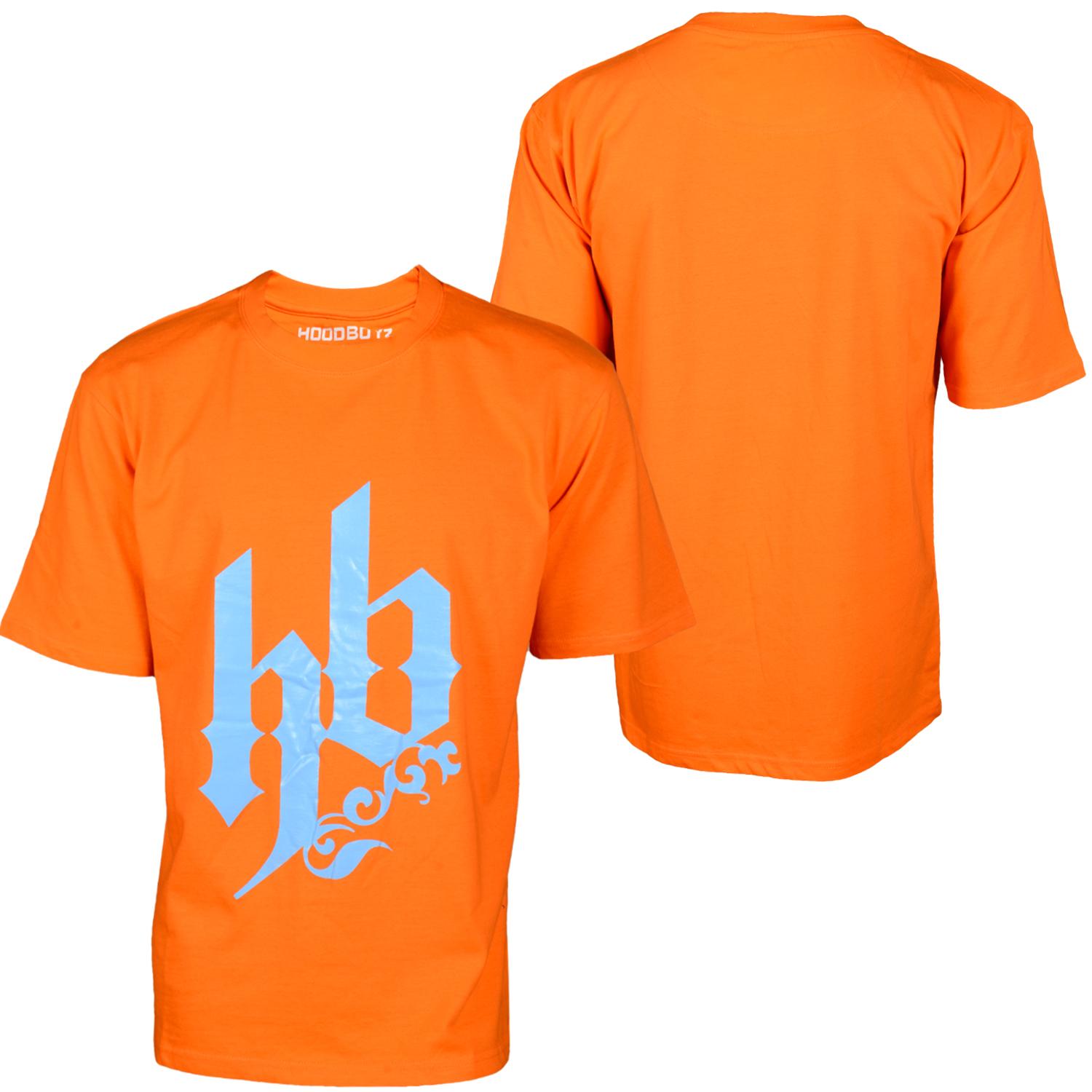Foto Hoodboyz Front Hb Logo Camisetas Naranja