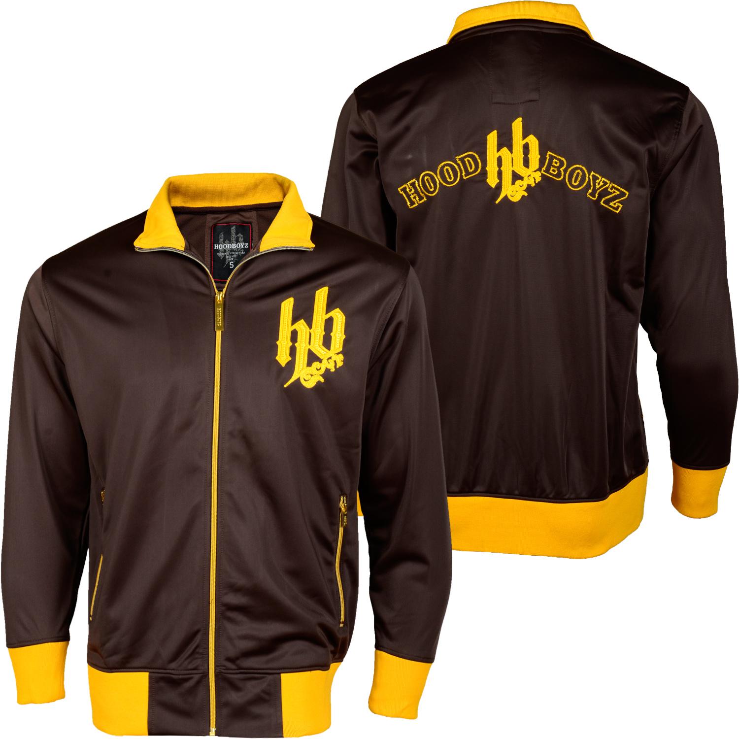 Foto Hoodboyz Front & Back Logo Sudar Marrón Oscuro