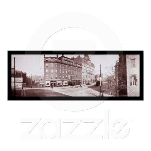 Foto Hotel Boston, foto 1903 de la calle del mA Posters