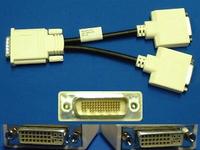 Foto HP 285380-001 - cable,nv q4 nvs,dvi - 60-pin lfh to 2xdvi 25p femal...
