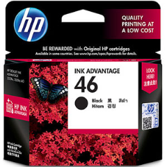 Foto HP 46 BLACK INK CARTRIDGE (CZ637AA)