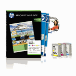 Foto Hp® Cg898ae Value Pack Tintas 940 Xl Color + 100 A4 ( Caja Abierta )